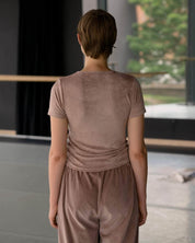 BASERANGE KNITTED OMO TEE SHIRT