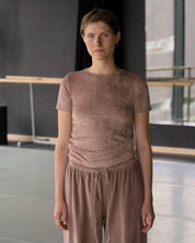 BASERANGE KNITTED OMO TEE SHIRT