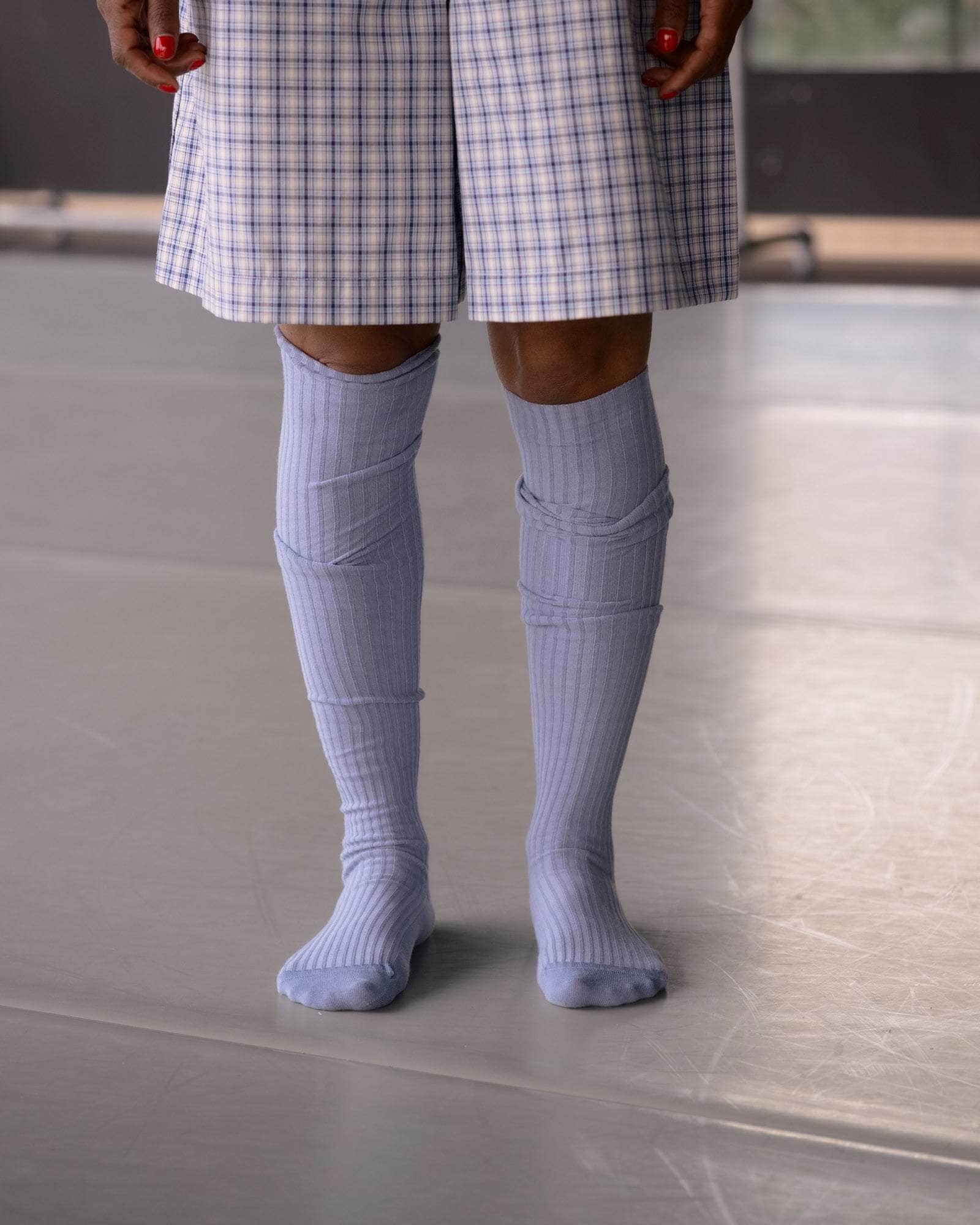 BASERANGE KNITTED OVERKNEE SOCKS