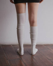 BASERANGE KNITTED OVERKNEE SOCKS