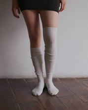 BASERANGE KNITTED OVERKNEE SOCKS