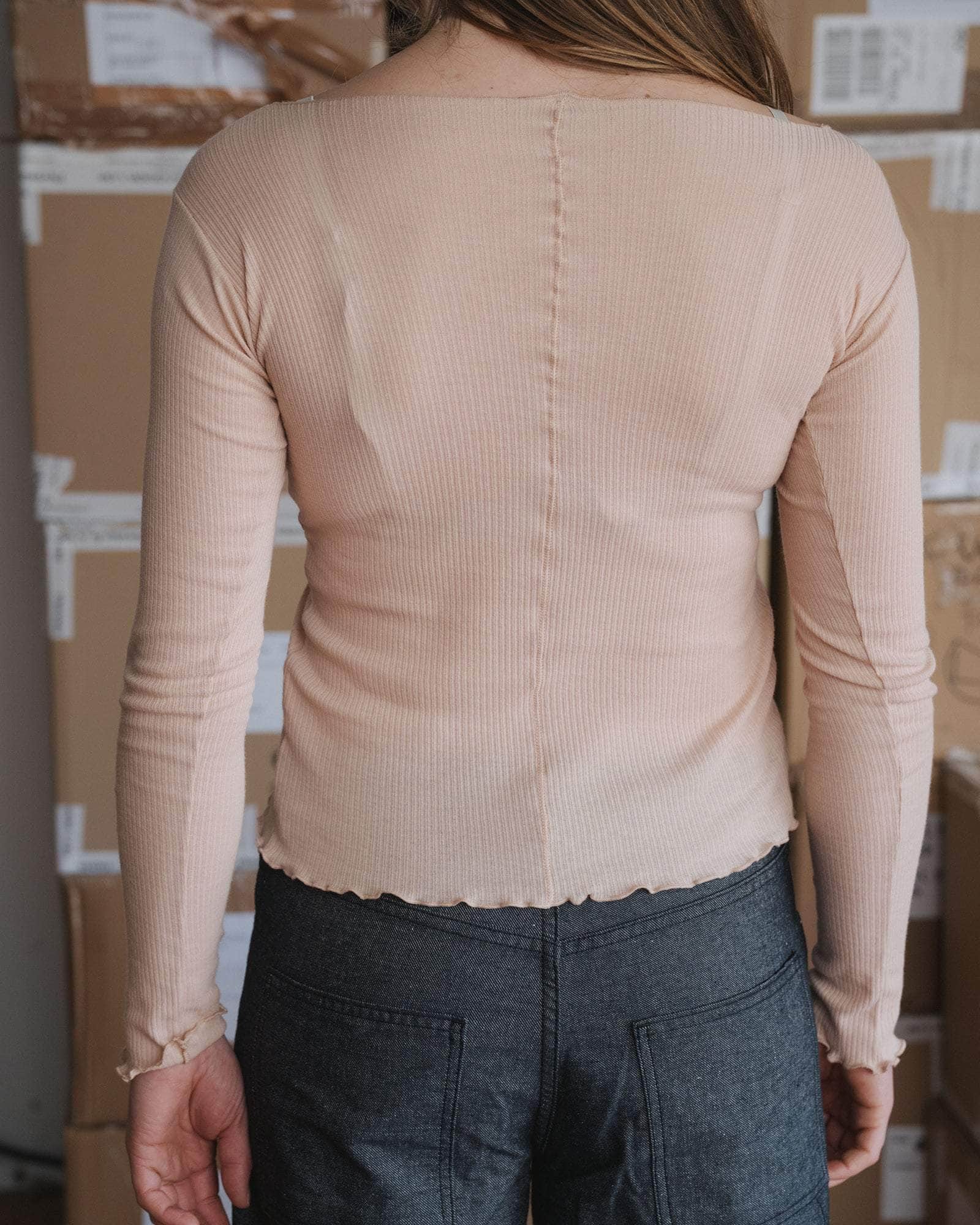 BASERANGE KNITTED PAMA LONG SLEEVE TEE