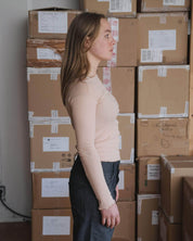 BASERANGE KNITTED PAMA LONG SLEEVE TEE