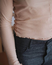 BASERANGE KNITTED PAMA LONG SLEEVE TEE