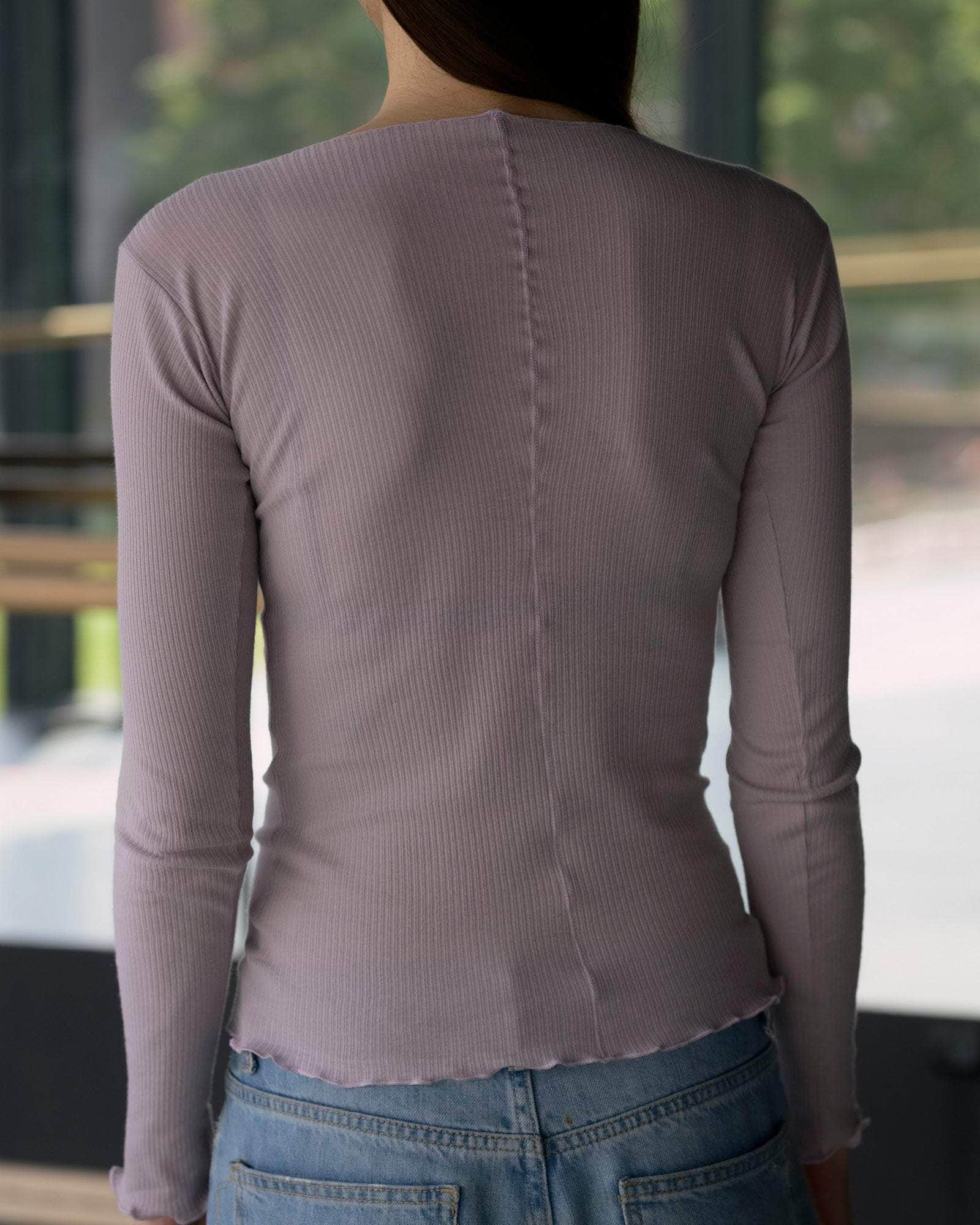 BASERANGE KNITTED PAMA LONG SLEEVE TEE