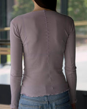 BASERANGE KNITTED PAMA LONG SLEEVE TEE