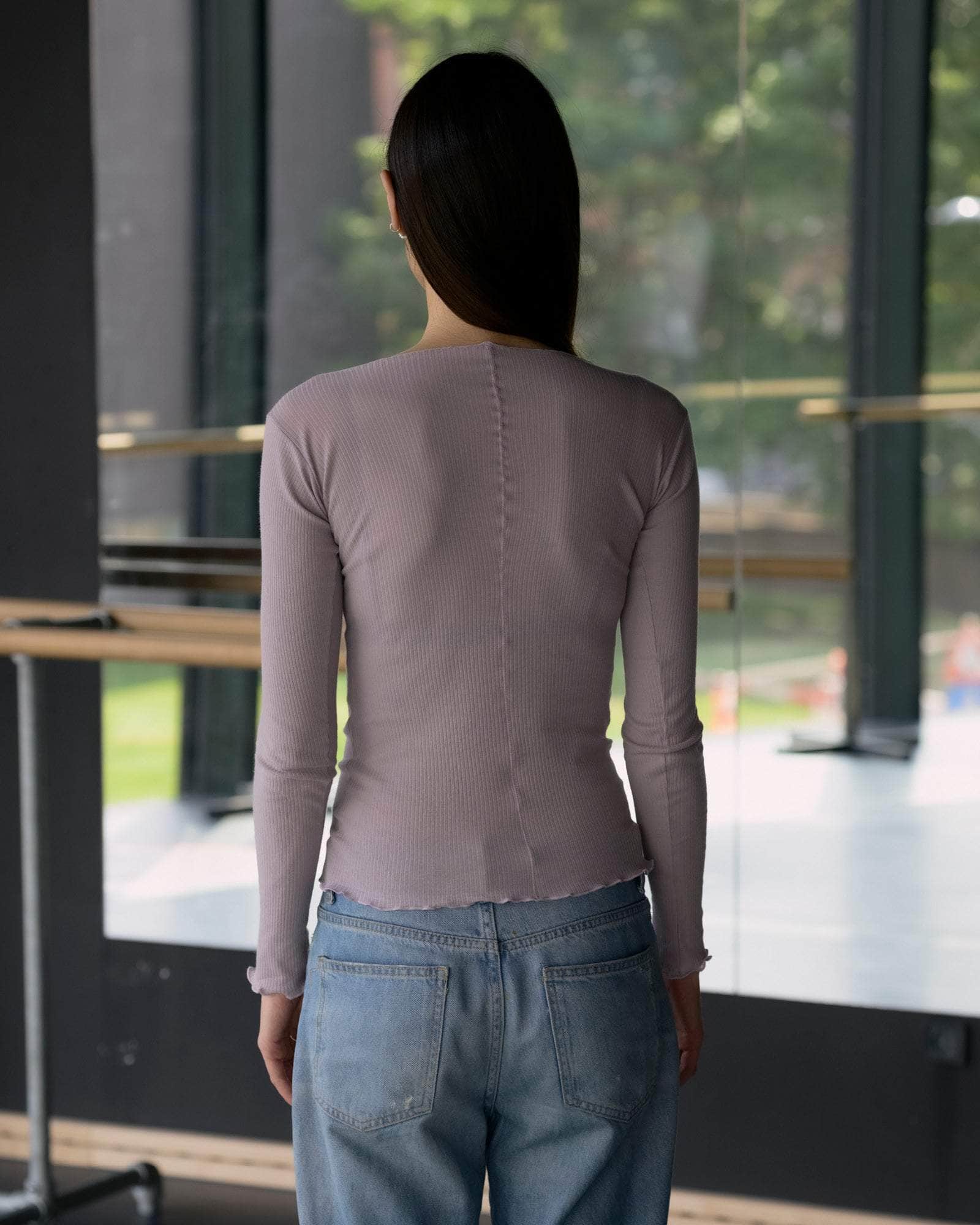 BASERANGE KNITTED PAMA LONG SLEEVE TEE