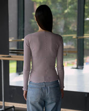 BASERANGE KNITTED PAMA LONG SLEEVE TEE