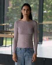 BASERANGE KNITTED PAMA LONG SLEEVE TEE