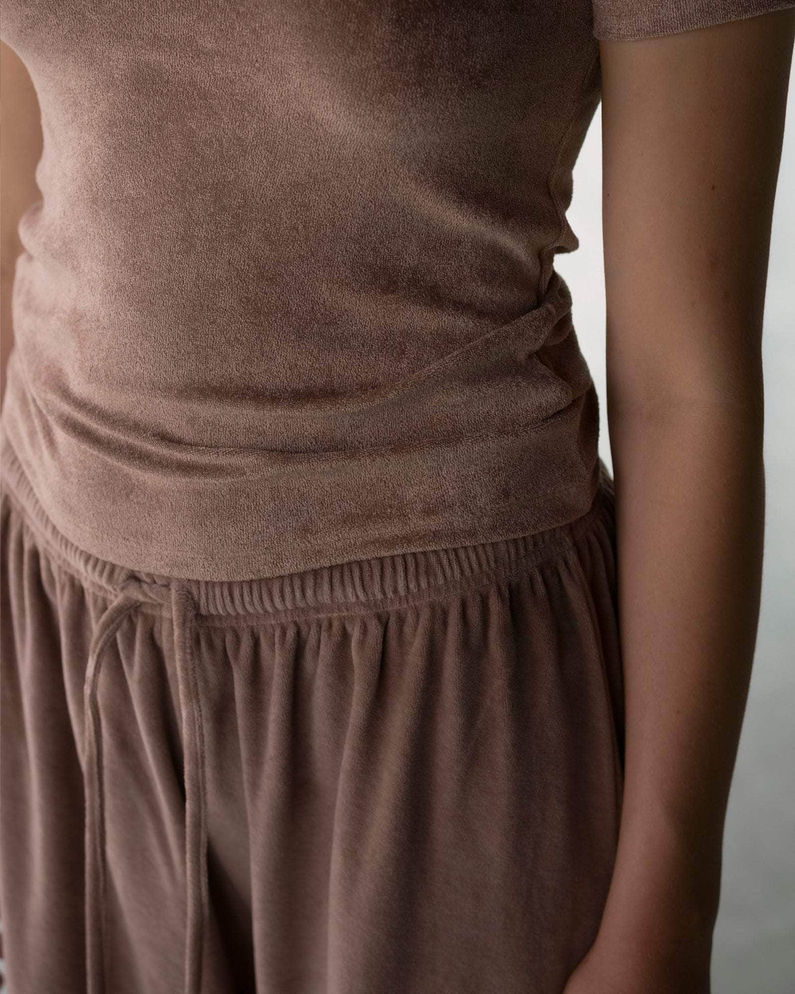 BASERANGE KNITTED PILLOW SWEATPANTS