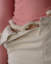 BASERANGE KNITTED PINK / S Repair - Vein Long Sleeve No.128