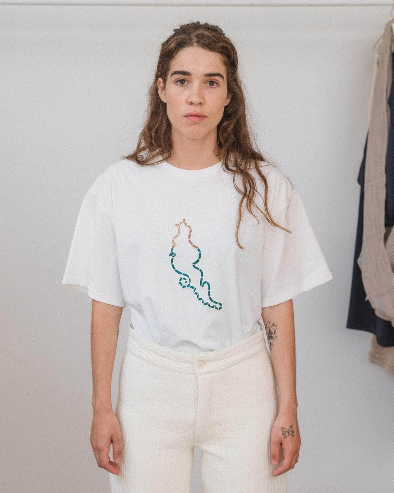 baserange t-shirt ponte ample - Coton régénératif