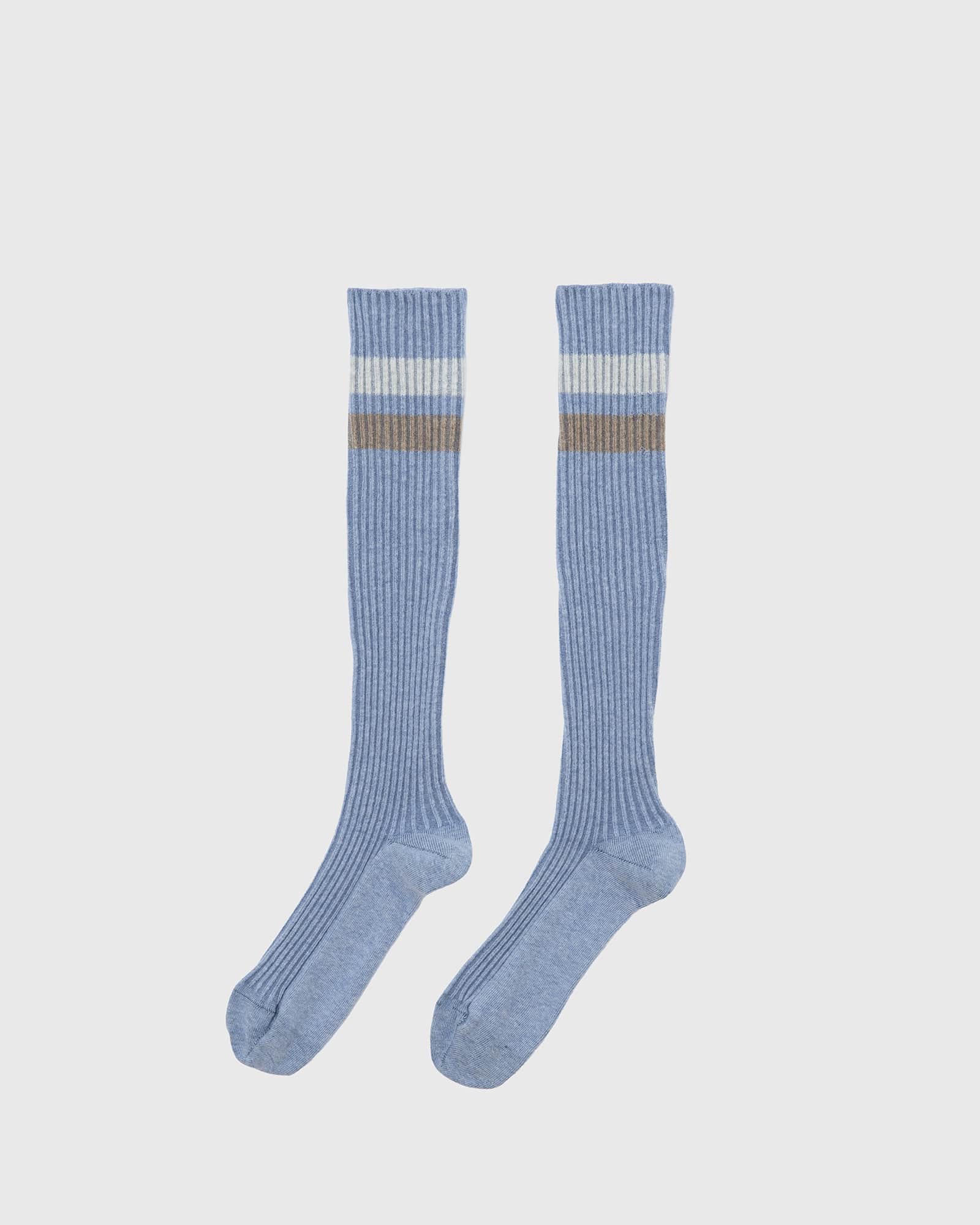 BASERANGE KNITTED RACE KNEE SOCKS
