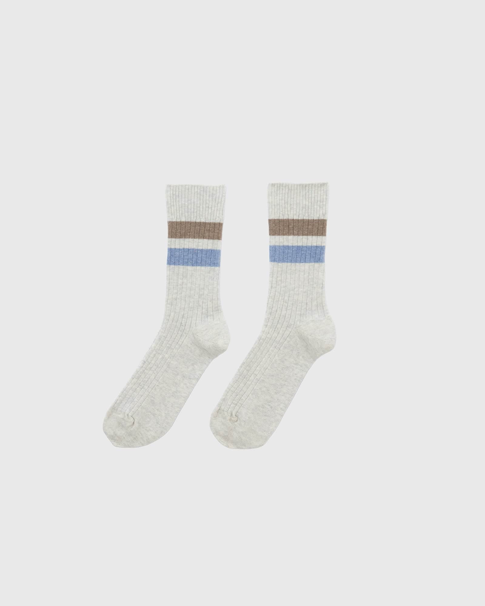 BASERANGE KNITTED RACE OVERANKLE SOCKS