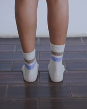 BASERANGE KNITTED RACE OVERANKLE SOCKS