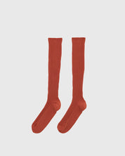 BASERANGE KNITTED RIB KNEE SOCKS