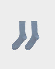 BASERANGE KNITTED RIB OVERANKLE SOCKS