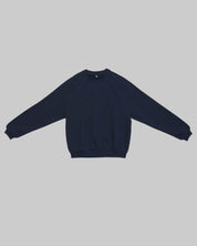 BASERANGE KNITTED RIM RAGLAN SWEATSHIRT