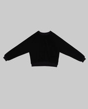 BASERANGE KNITTED RIM RAGLAN SWEATSHIRT