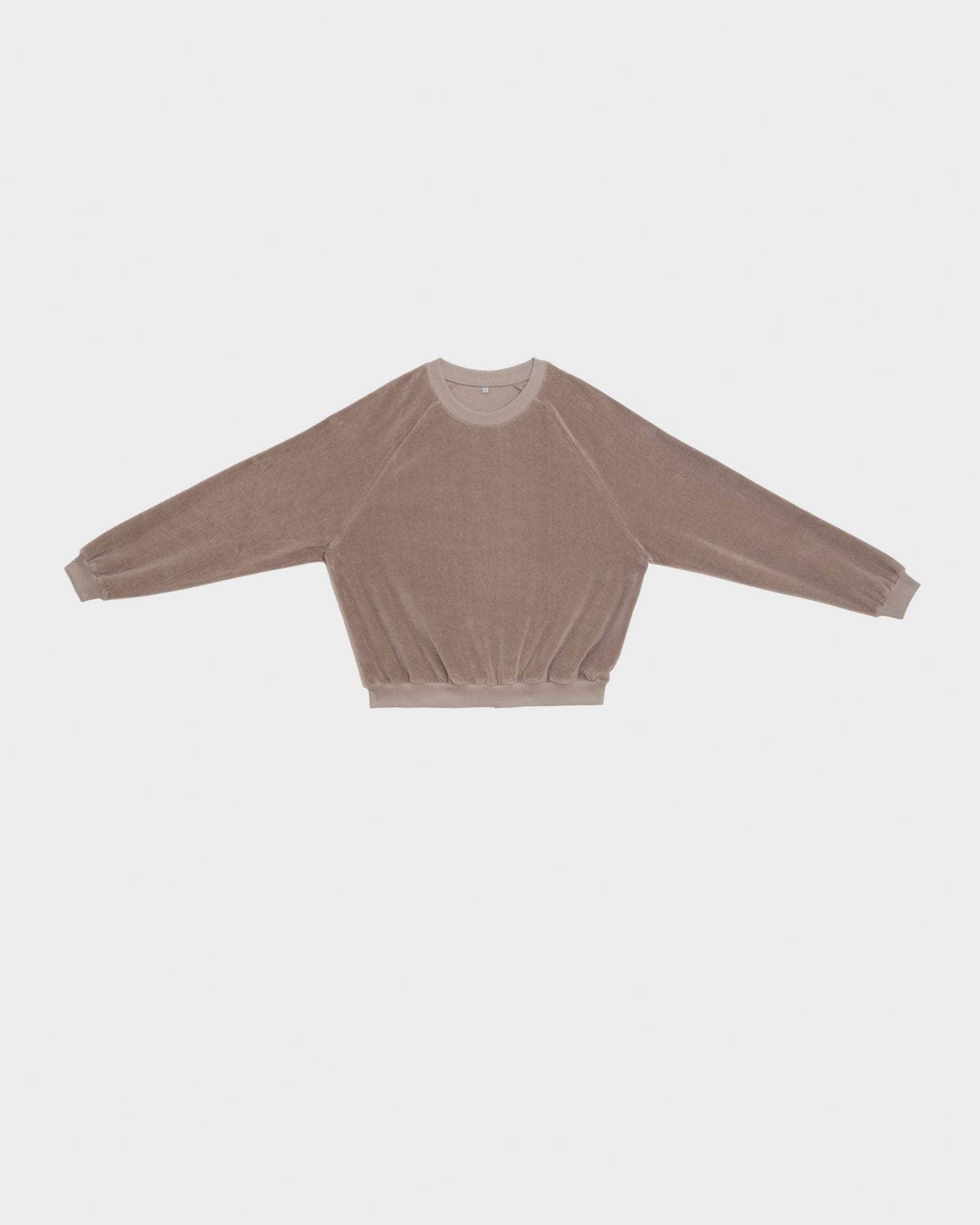 Rim ラグランスウェットシャツ in Assortment | Organic cotton velour