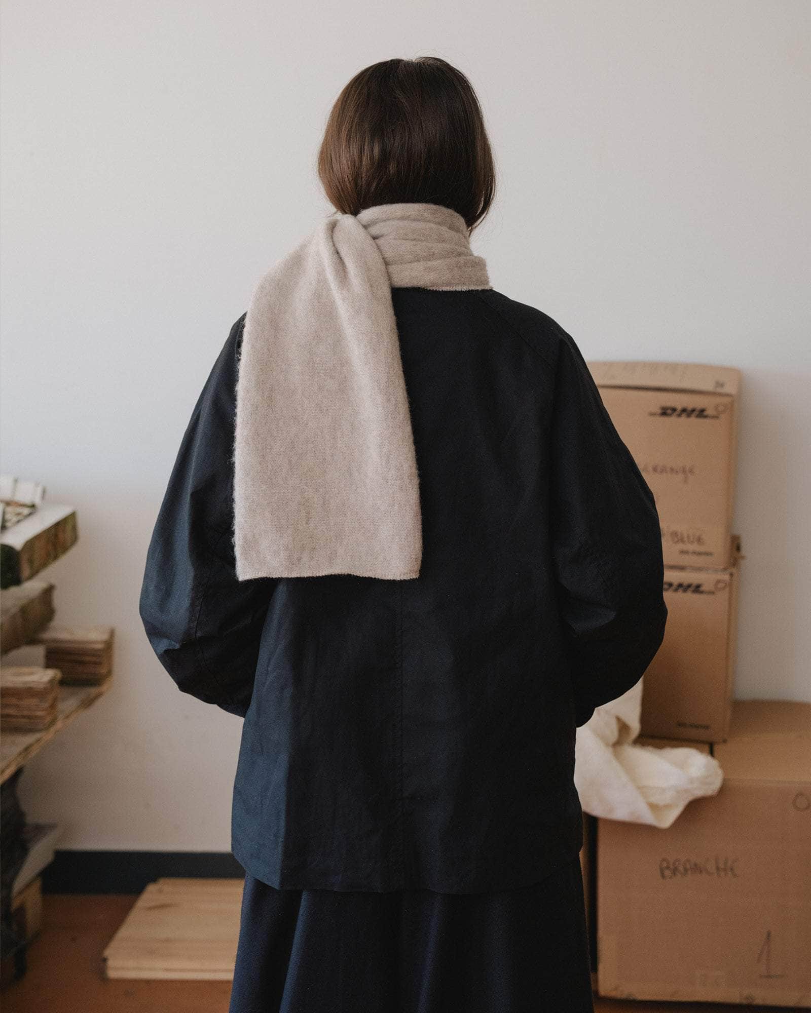 BASERANGE KNITTED SAHARA / ONE SIZE SER SCARF