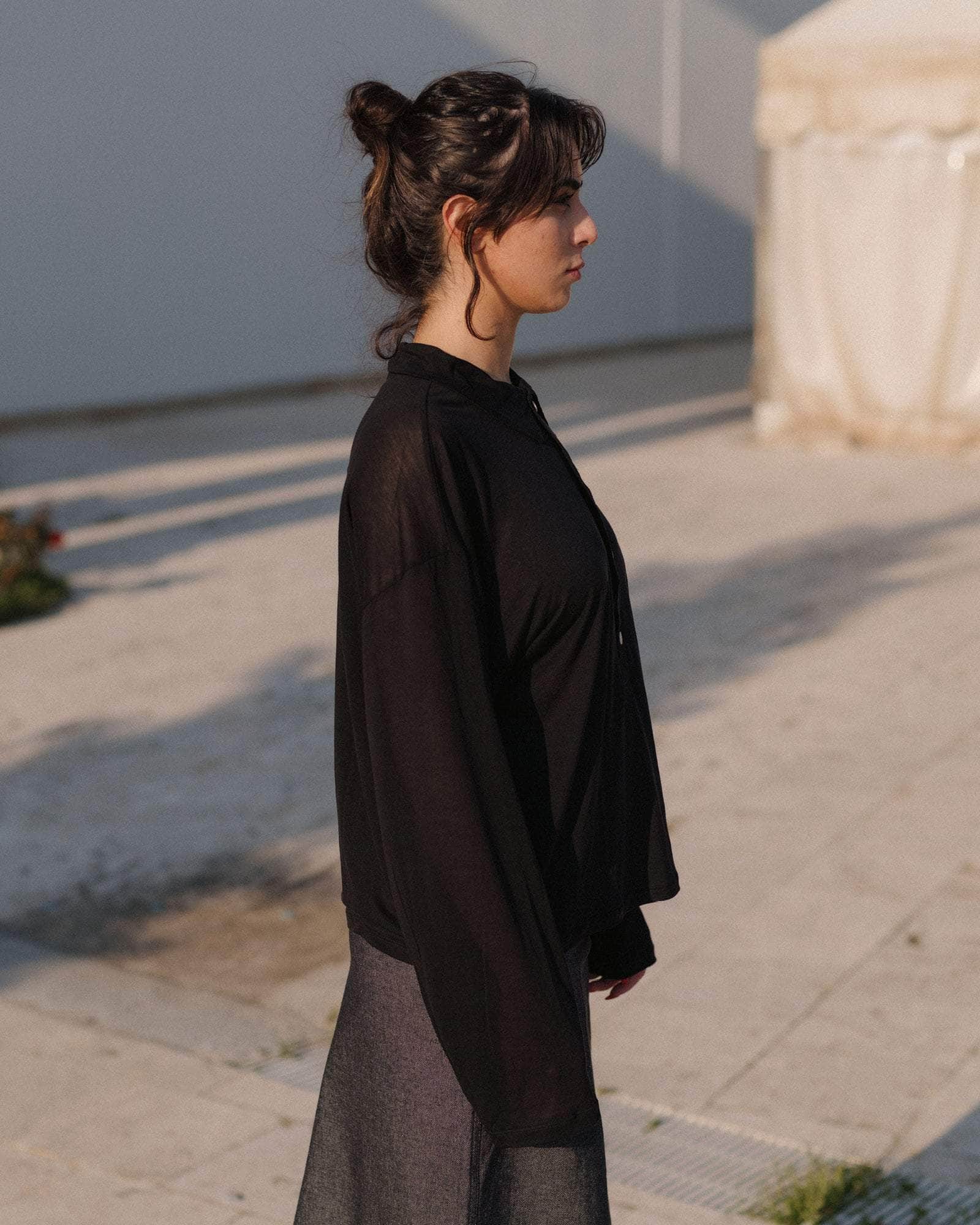 BASERANGE KNITTED SEAL POLO