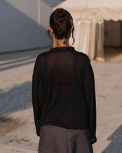 BASERANGE KNITTED SEAL POLO