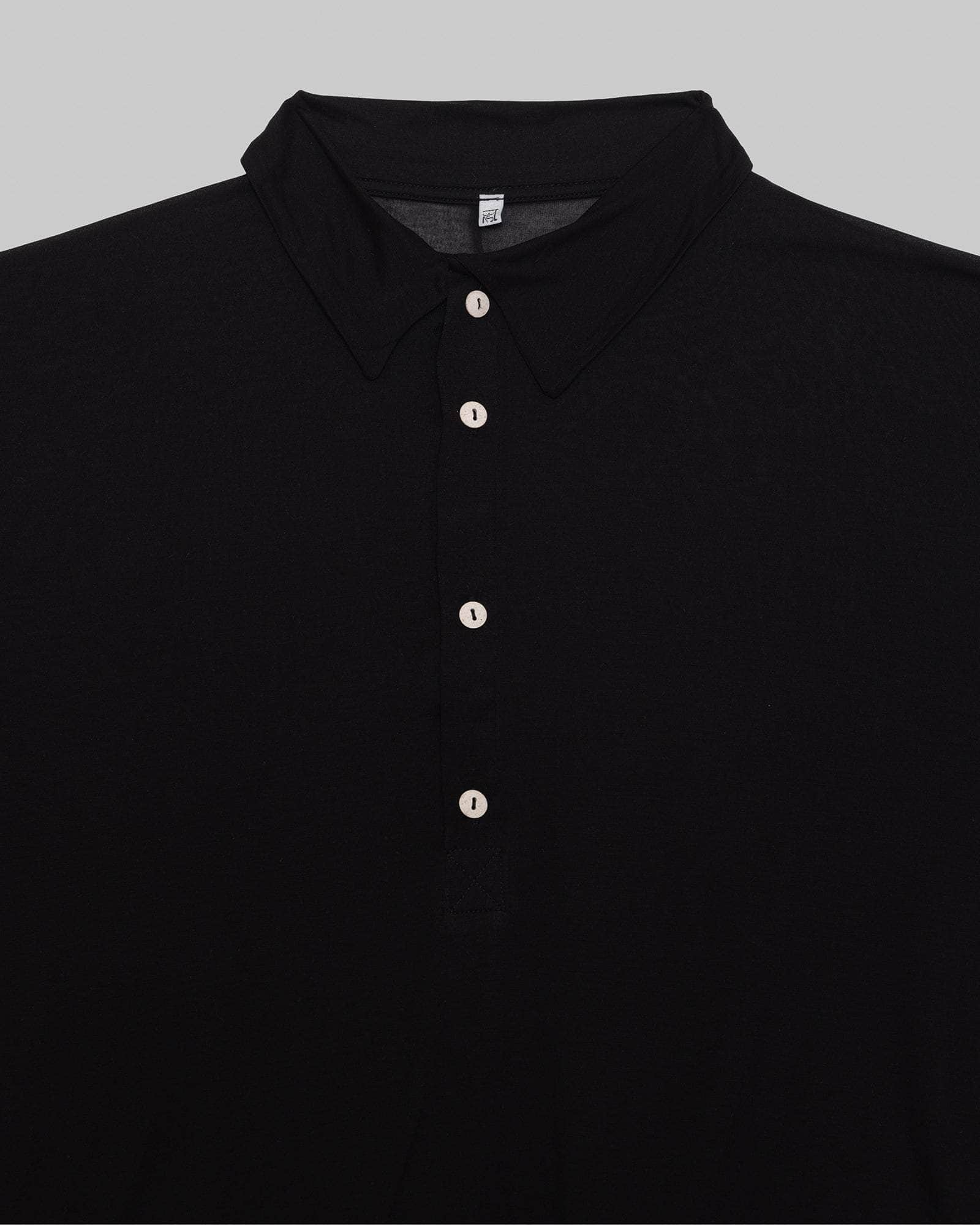 BASERANGE KNITTED SEAL POLO