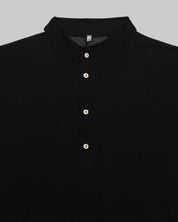 BASERANGE KNITTED SEAL POLO
