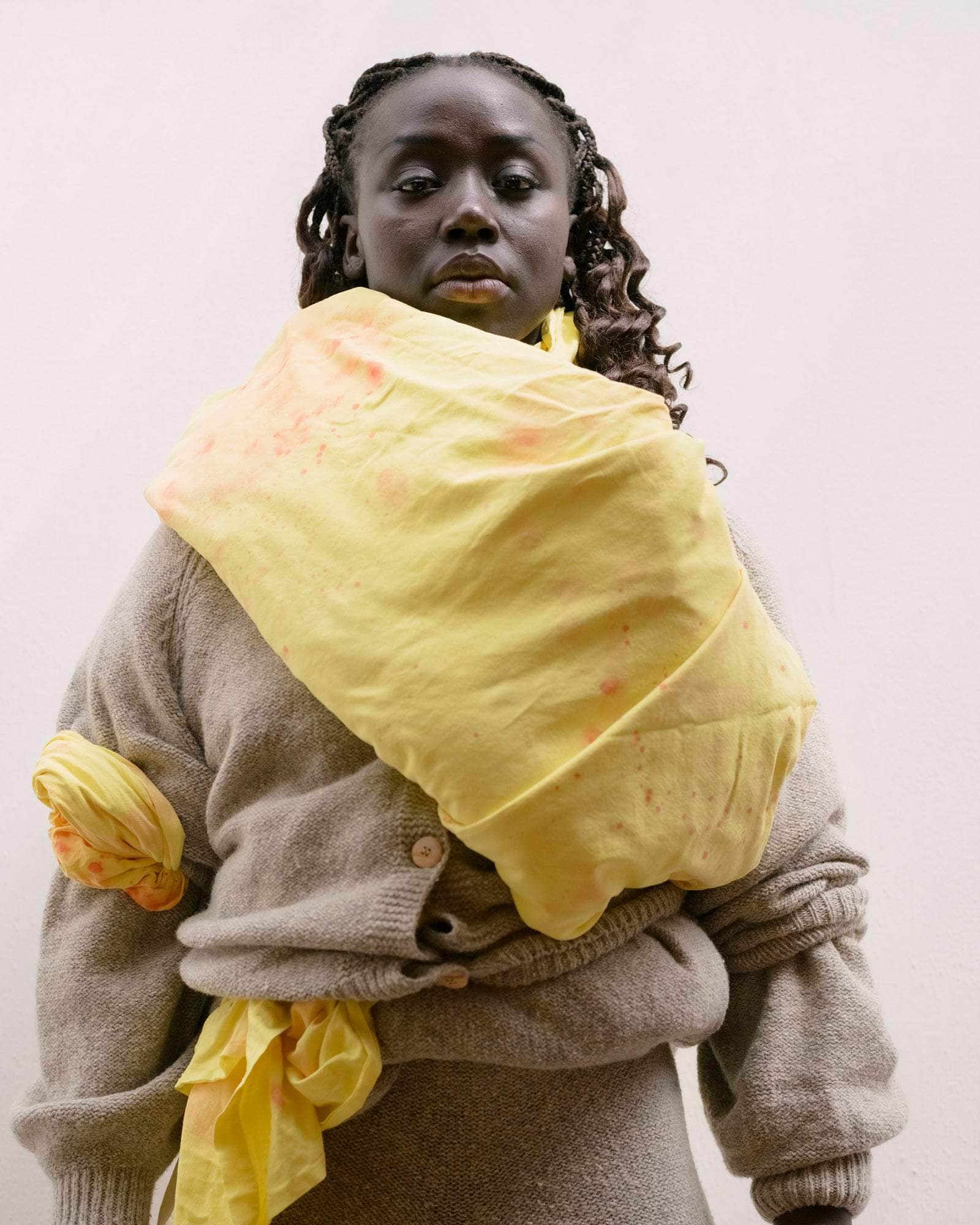 BASERANGE KNITTED SOAR CARDIGAN