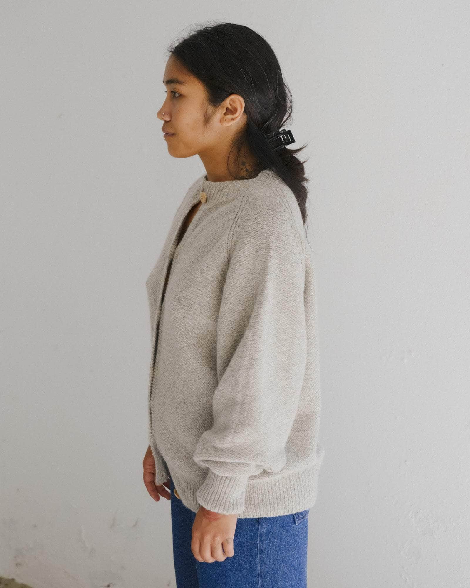 BASERANGE KNITTED SOAR CARDIGAN