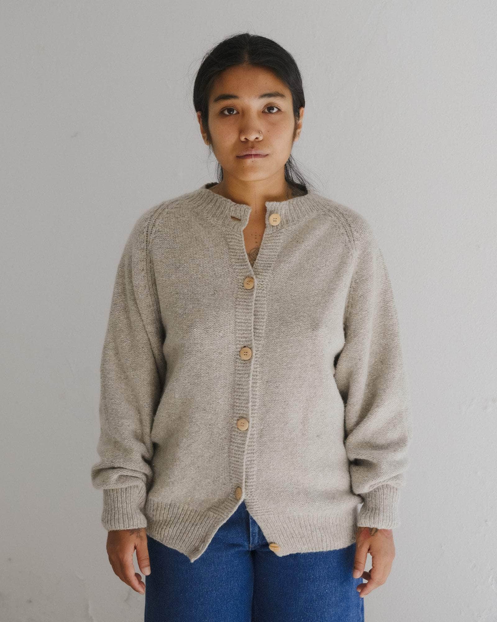 BASERANGE KNITTED SOAR CARDIGAN