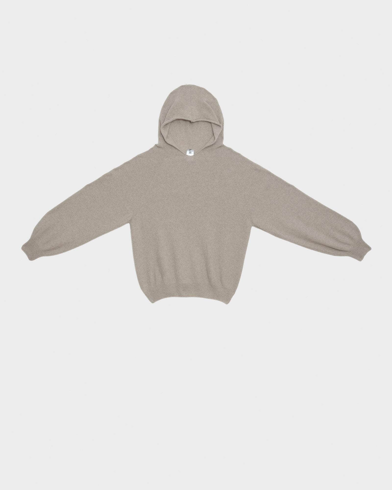 BASERANGE KNITTED SOAR HOODIE