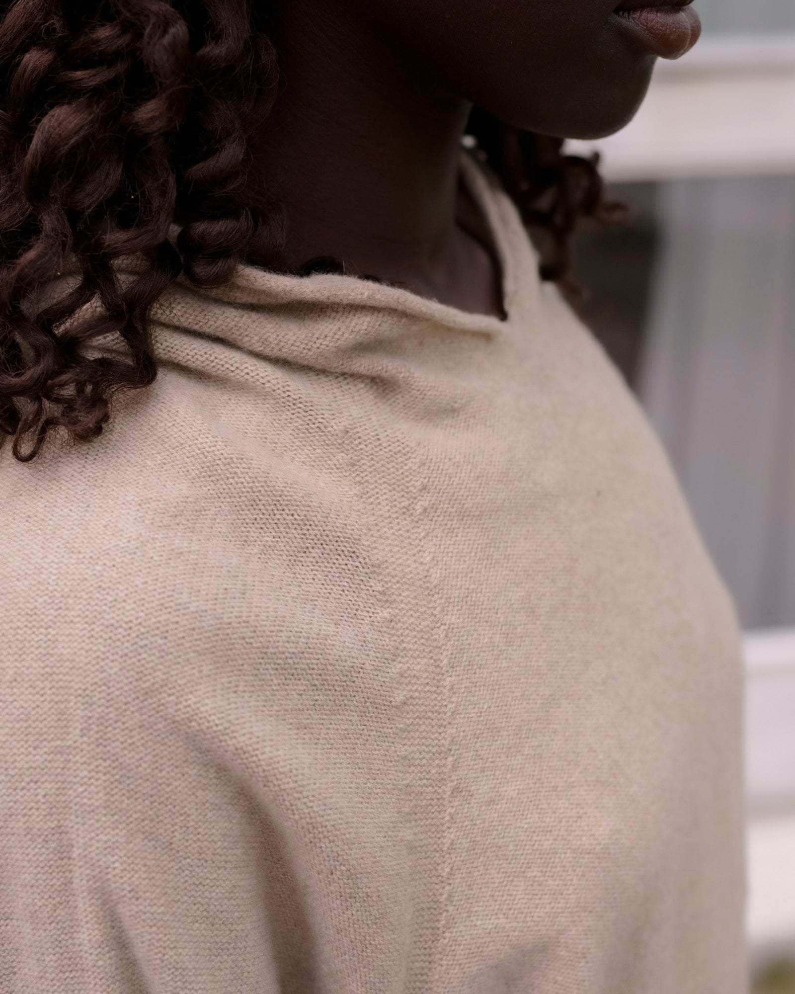 BASERANGE KNITTED SOAR HOODIE