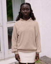 BASERANGE KNITTED SOAR HOODIE