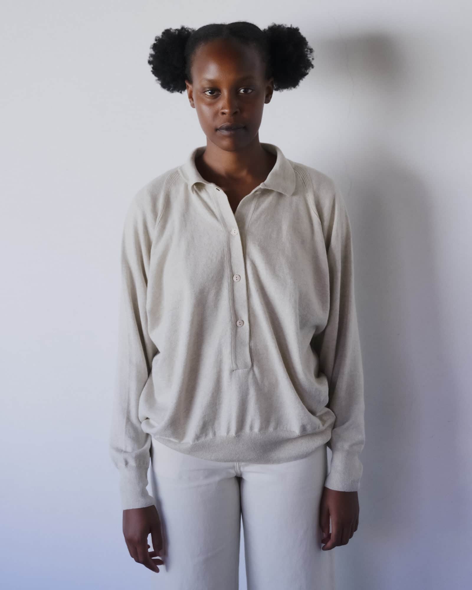 BASERANGE KNITTED SOAR POLO