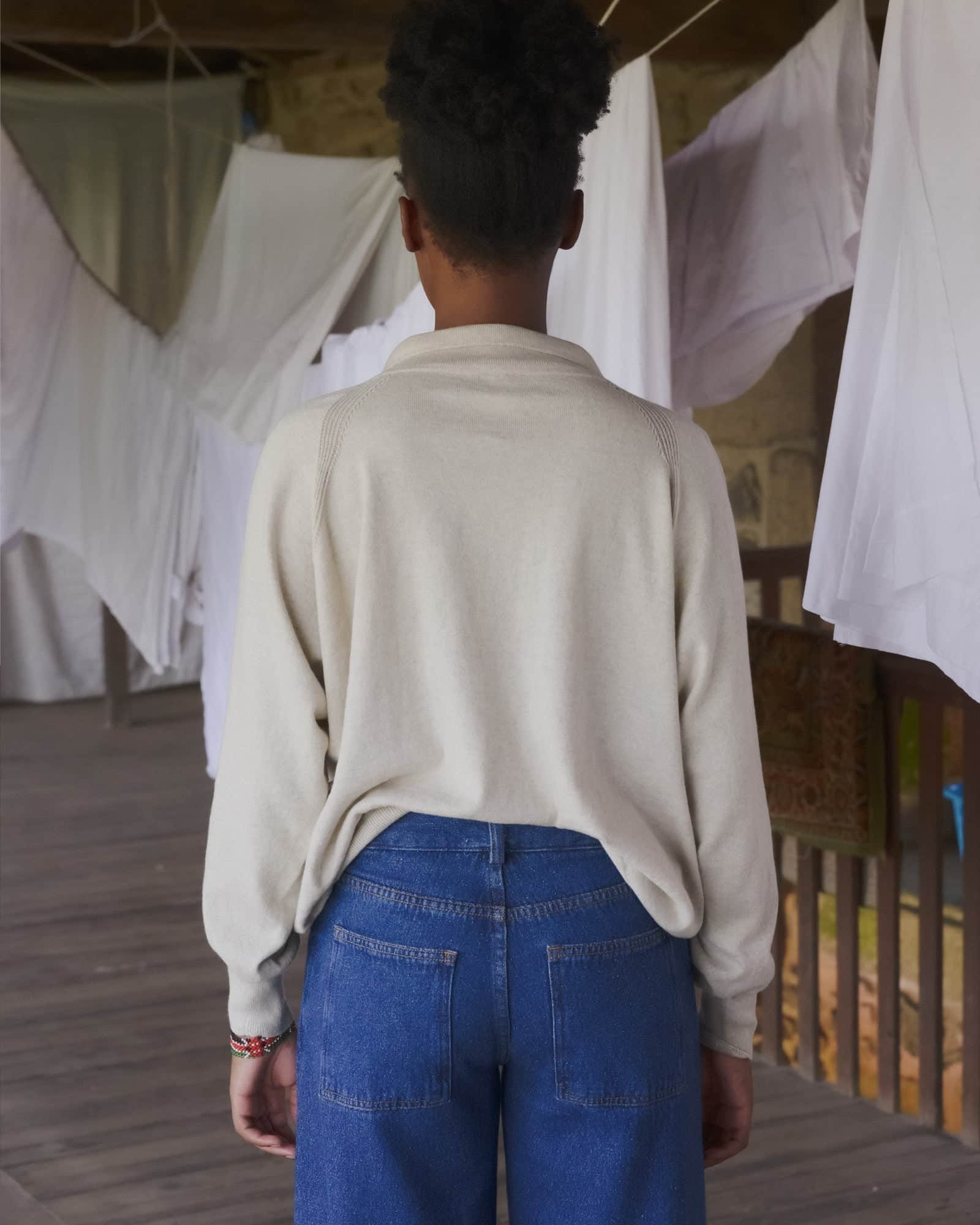 BASERANGE KNITTED SOAR POLO