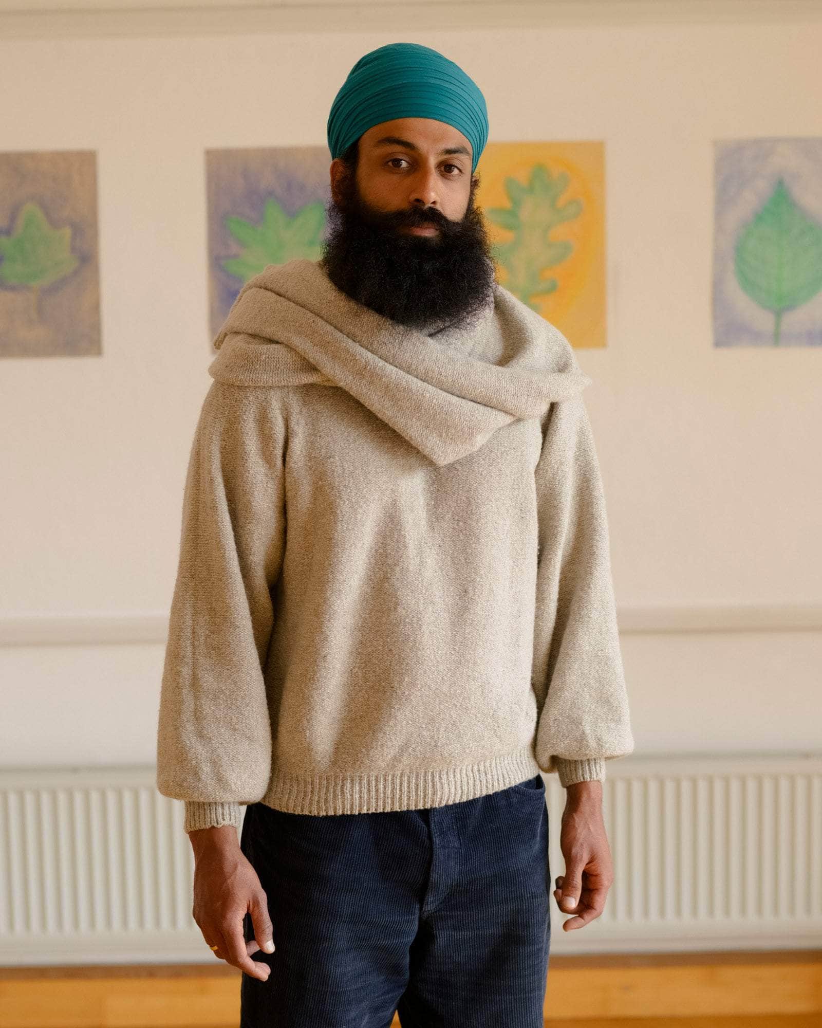 BASERANGE KNITTED SOAR SWEATER