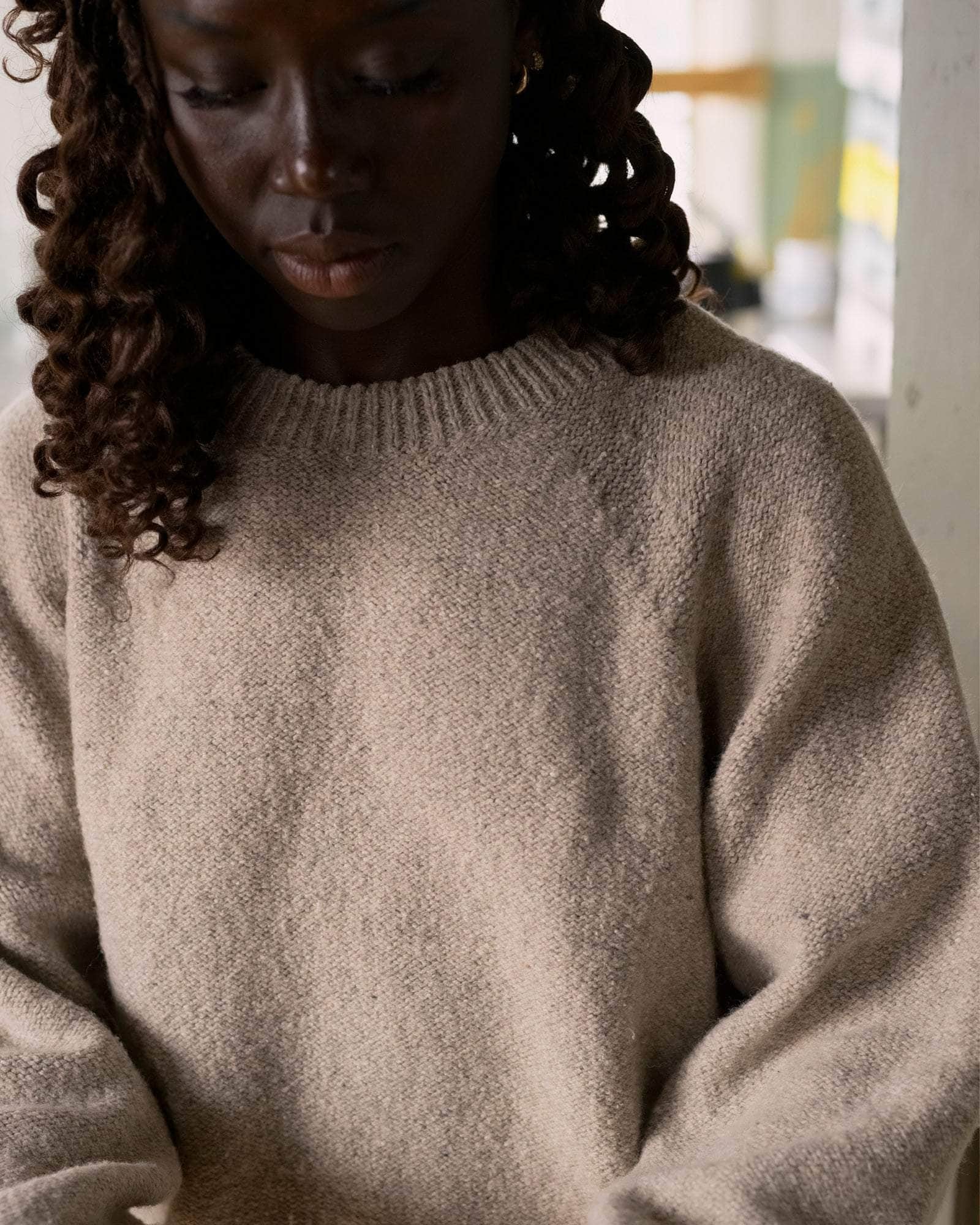 BASERANGE KNITTED SOAR SWEATER