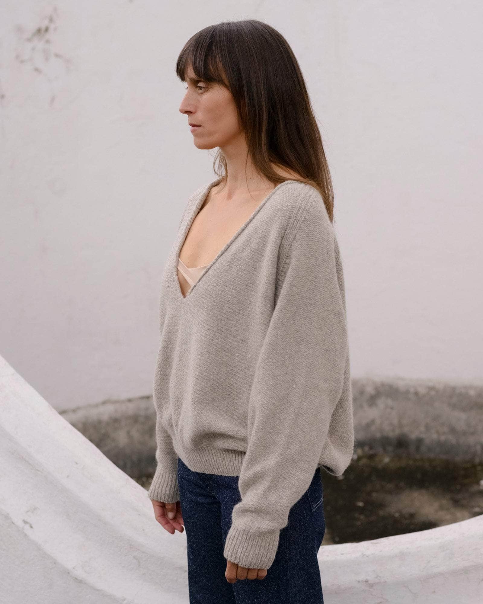 Soar V Neck in Assortment | Recycled wool | en | Baserange