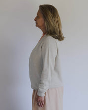 BASERANGE KNITTED SOAR V NECK