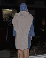 BASERANGE KNITTED TAJO PYRENEES CAPE