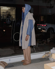 BASERANGE KNITTED TAJO PYRENEES CAPE