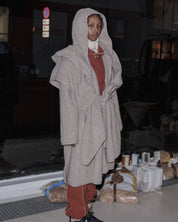 BASERANGE KNITTED TAJO PYRENEES COAT