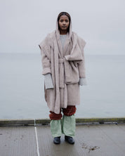 BASERANGE KNITTED TAJO PYRENEES COAT