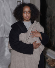 BASERANGE KNITTED TAJO PYRENEES COAT