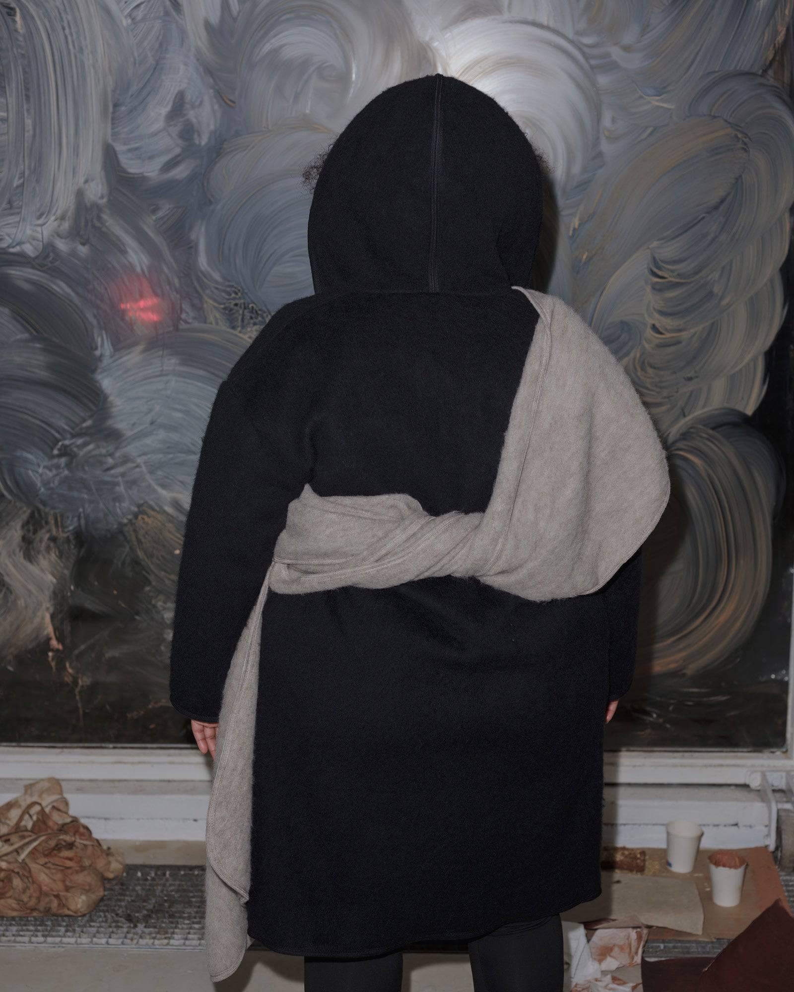 BASERANGE KNITTED TAJO PYRENEES COAT