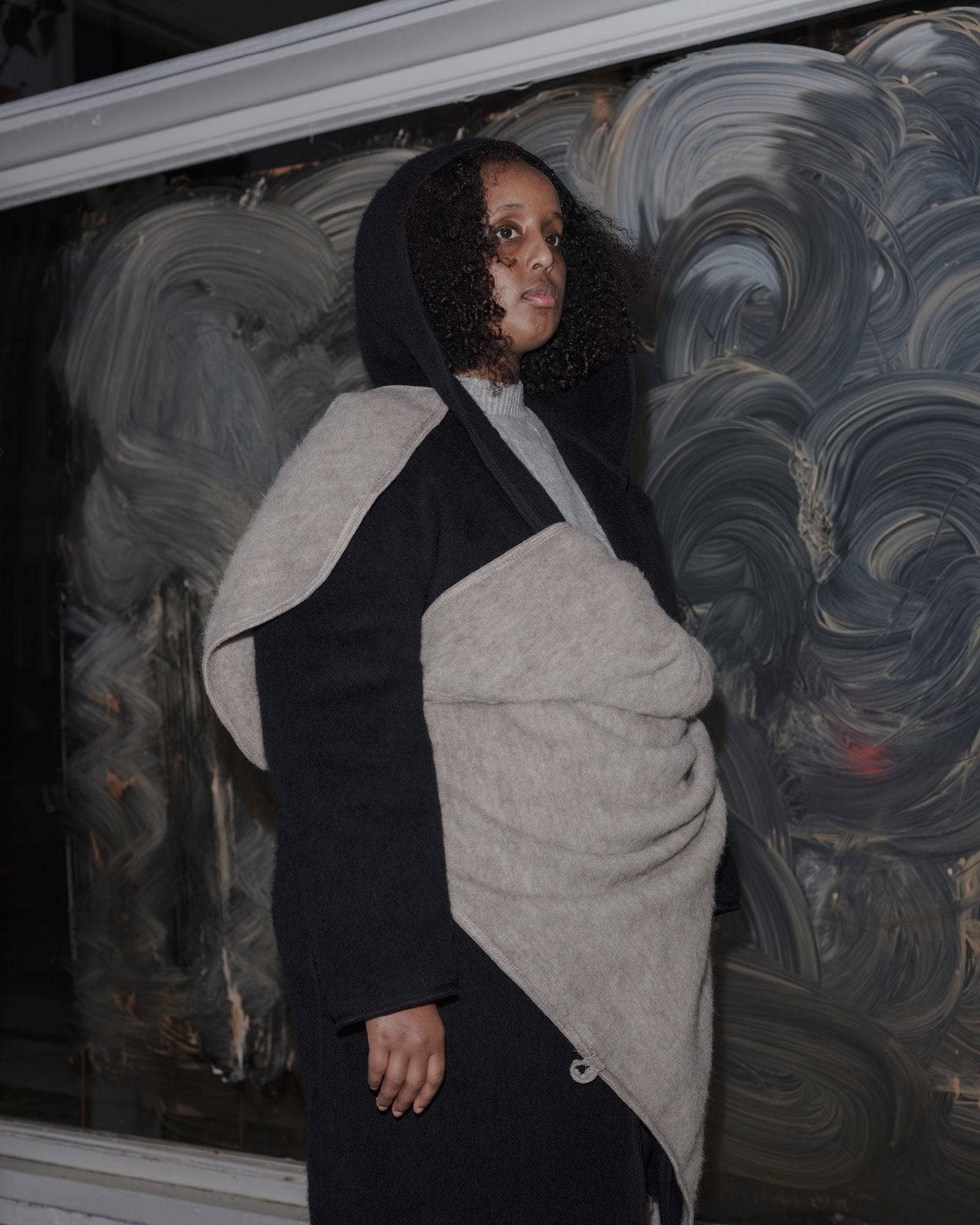 BASERANGE KNITTED TAJO PYRENEES COAT