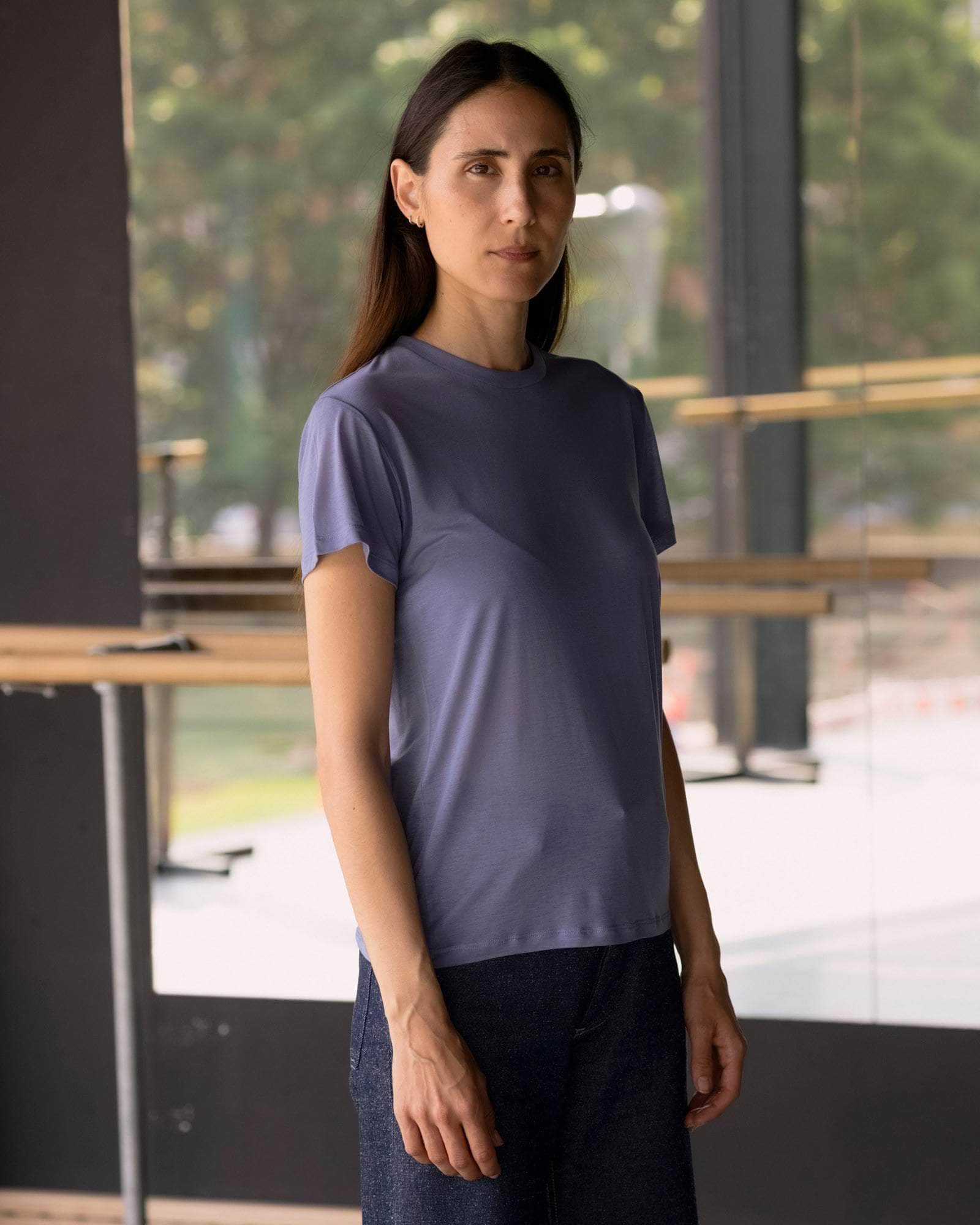 BASERANGE KNITTED TEE SHIRT