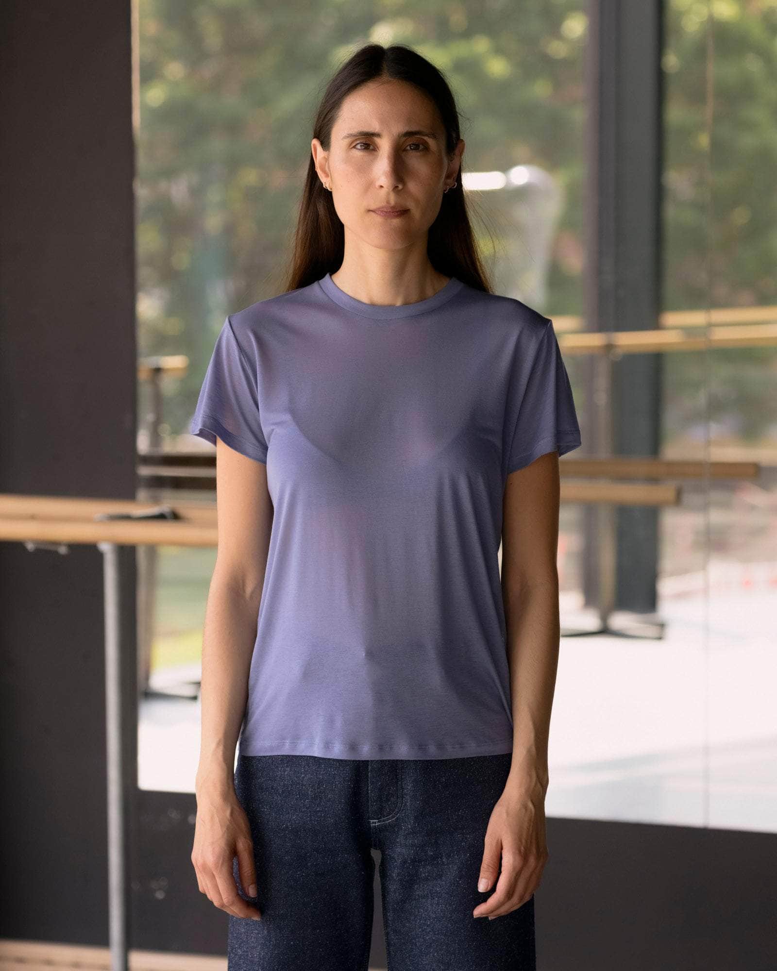 BASERANGE KNITTED TEE SHIRT